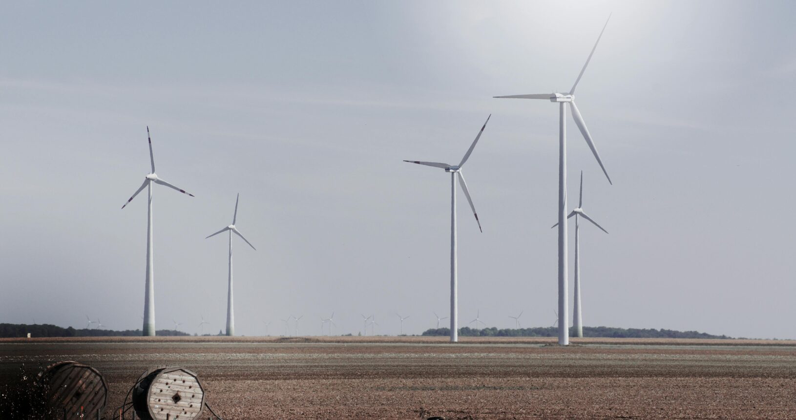 parc éolien, une énergie renouvelable qui contribue à la logistique verte.